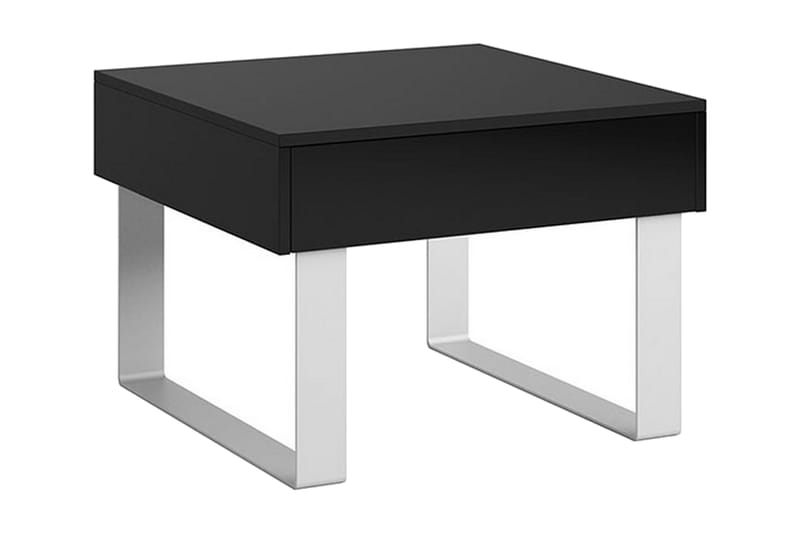 Sofabord Frick Litet 64 cm med Oppbevaringsskuff - Svart - Sofabord & salongbord