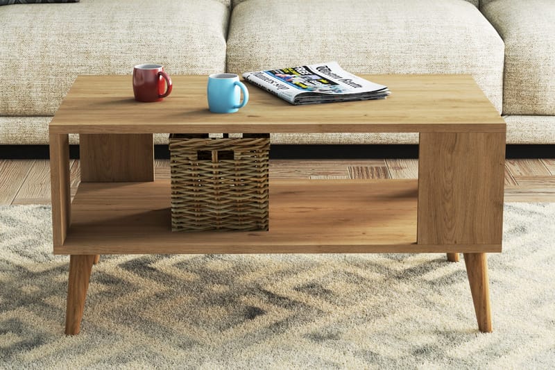 Sofabord Frogesta 90x54x90 cm - Eik - Møbler - Bord - Sofabord & salongbord