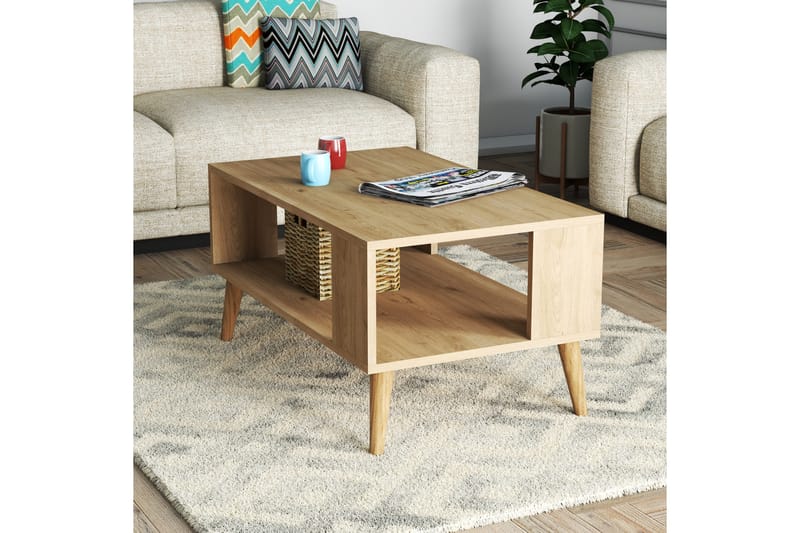 Sofabord Frogesta 90x54x90 cm - Eik - Møbler - Bord - Sofabord & salongbord