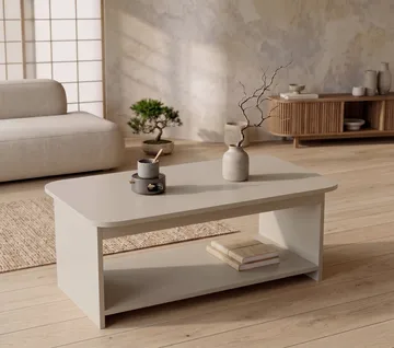 Sofabord Homitis Chibo (100 x 41,8 x 50 cm) Kashmir - Møbler - Bord - Sofabord & salongbord - Sofabord med oppbevaring