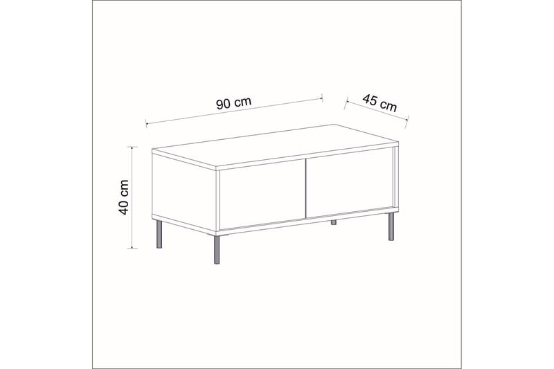 Sofabord Imaj 90 cm - Antrasitt - Sofabord & salongbord