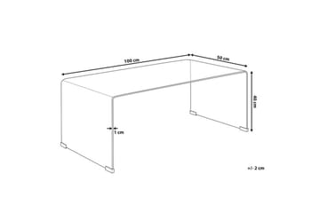 Sofabord Jaedon - Transparent - Møbler - Bord - Sofabord & salongbord