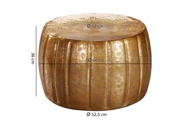 Sofabord Juliuz 60 cm Rundt - Gull - Møbler - Bord - Sofabord & salongbord