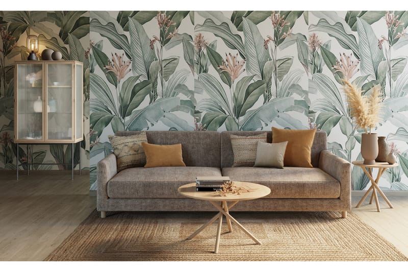 Sofabord Karyk 80 cm Rundt - Natur - Sofabord & salongbord