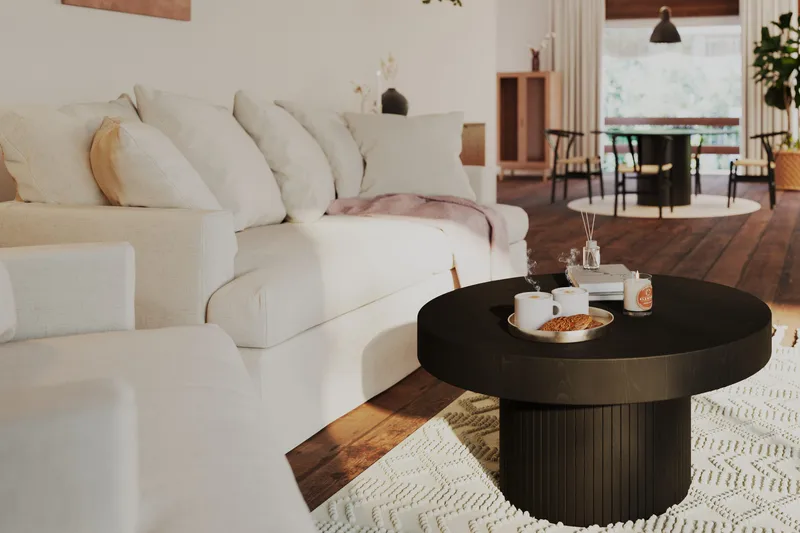 Sofabord Kopparbo - Svart Tre - Møbler - Bord - Sofabord & salongbord