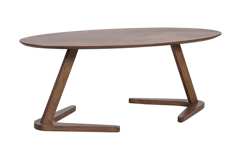 Sofabord LANA 120x60xH45cm MDF med valnøttfiner - Sofabord & salongbord