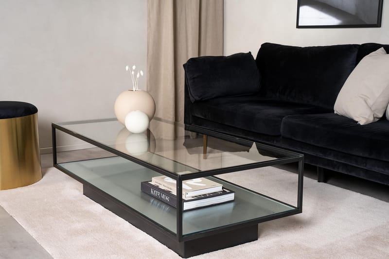 Sofabord Maglehem 130 cm - Transparent - Sofabord & salongbord