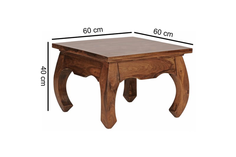 Sofabord Marcarelli 60 cm - Brun - Møbler - Bord - Sofabord & salongbord