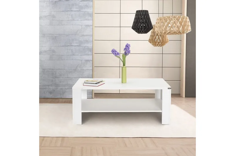 Sofabord Sofabord Masao Vit - Møbler - Bord - Sofabord & salongbord