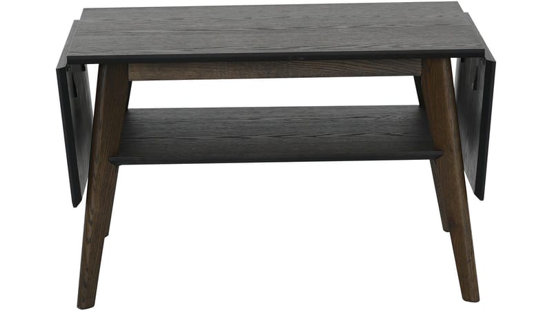 Sofabord Hovden med Klaff & Hylle - Brun - Møbler - Bord - Sofabord & salongbord - Sofabord med oppbevaring