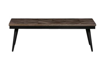 Sofabord Mibelle 120 cm - Teak/Svart Jern - Møbler - Bord - Sofabord & salongbord
