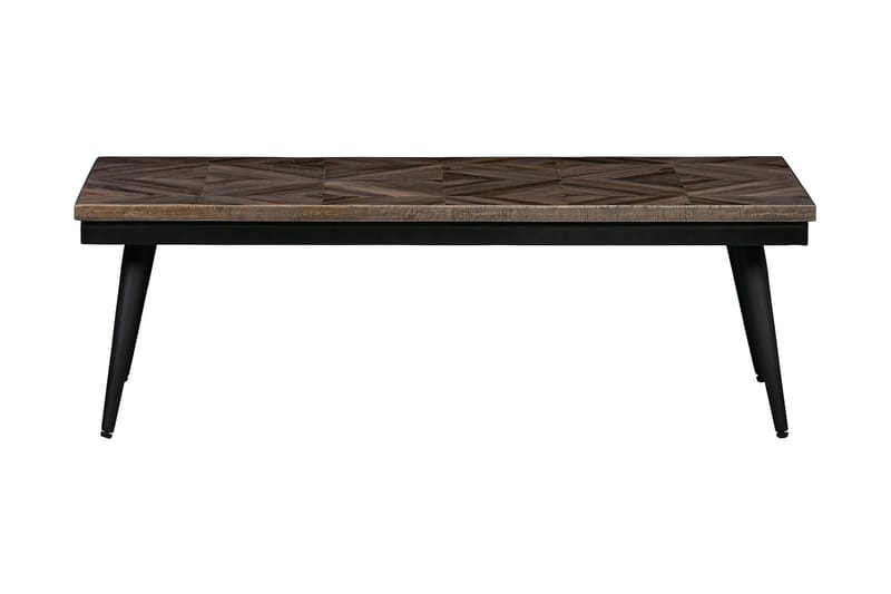 Sofabord Mibelle 120 cm - Teak/Svart Jern - Sofabord & salongbord