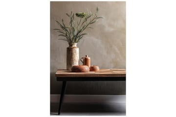 Sofabord Mibelle 120 cm - Teak/Svart Jern - Møbler - Bord - Sofabord & salongbord
