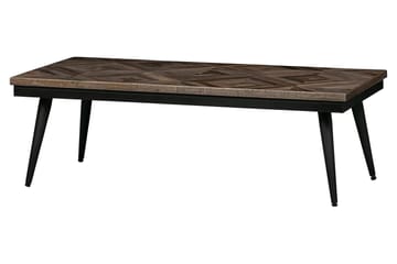 Sofabord Mibelle 120 cm - Teak/Svart Jern - Møbler - Bord - Sofabord & salongbord