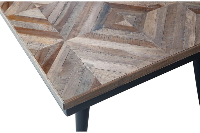 Sofabord Mibelle 120 cm - Teak/Svart Jern - Møbler - Bord - Sofabord & salongbord