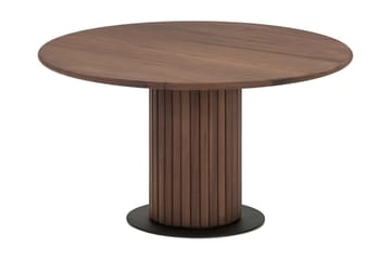Sofabord Noira 72 cm Rundt - Valnøtt - Møbler - Bord - Sofabord & salongbord