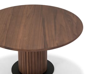 Sofabord Noira 72 cm Rundt - Valnøtt - Møbler - Bord - Sofabord & salongbord