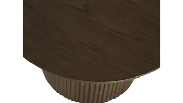 Sofabord Odmark 90 cm - Brunlakkert eik - Møbler - Bord - Sofabord & salongbord