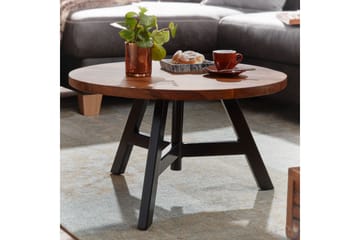 Sofabord Rachid 60 cm Rund - Natur - Møbler - Bord - Sofabord & salongbord