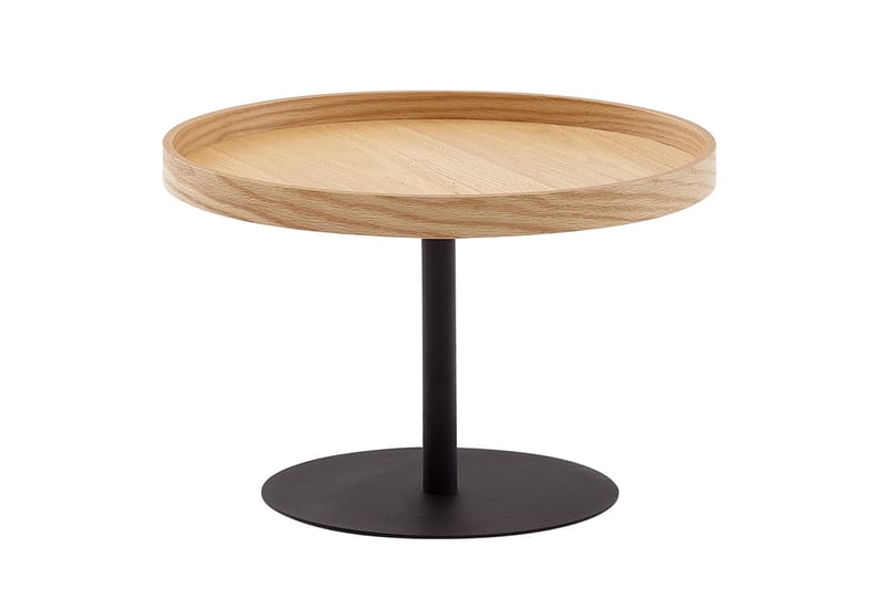 Sofabord Rachid 61 cm Rundt - Natur - Møbler - Bord - Sofabord & salongbord