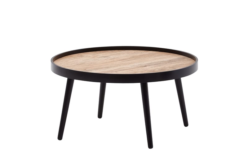 Sofabord Rachid 76 cm Rundt - Natur - Møbler - Bord - Sofabord & salongbord