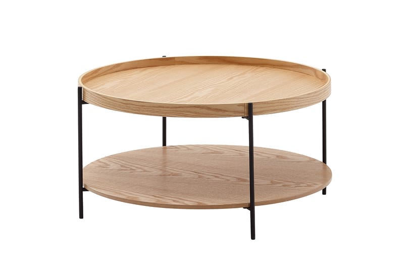 Sofabord Rachid 78 cm Rund - Natur - Møbler - Bord - Sofabord & salongbord
