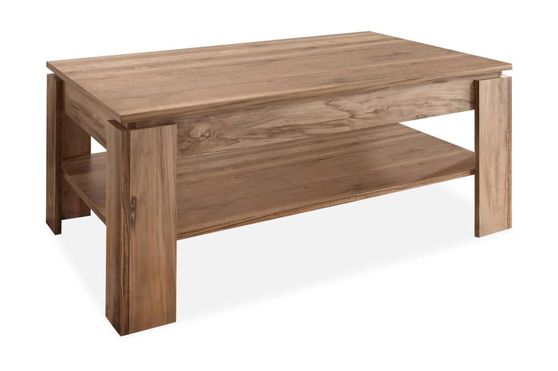 Sofabord Rifallet 110 cm med Oppbevaringshylle - Sofabord & salongbord
