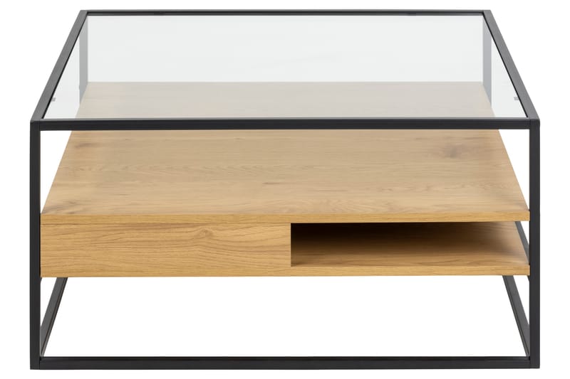Sofabord Sakila 80x80 cm - Transparent - Sofabord & salongbord