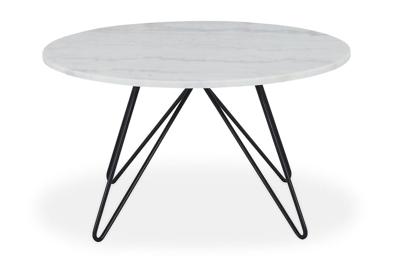 Sofabord Simone 80 cm Rundt Marmor - Sofabord & salongbord - Marmorbord