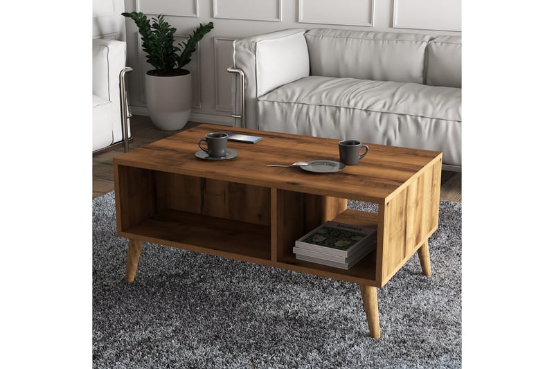 Sofabord Simonstad 90x54x90 cm - Brun - Møbler - Bord - Sofabord & salongbord