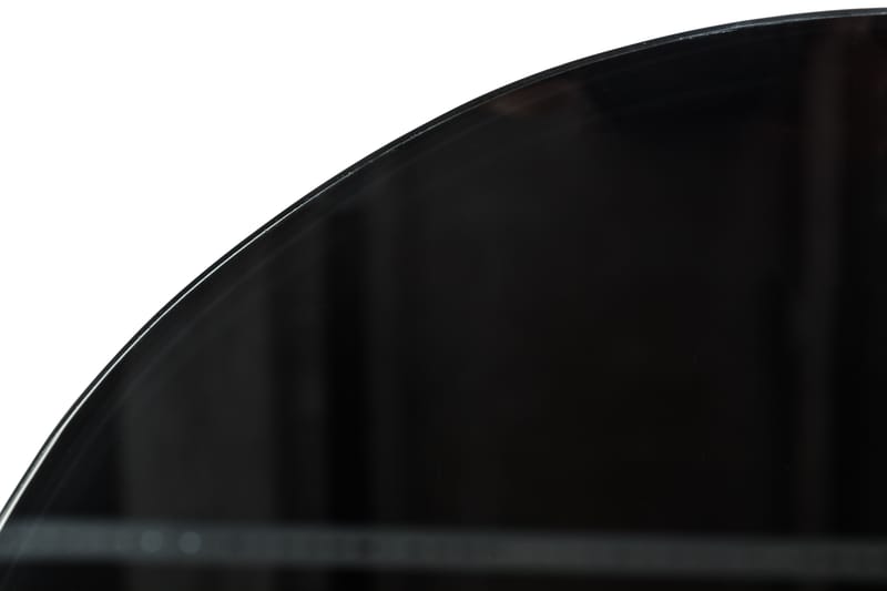 Sofabord Siri 50 cm Rundt - Glass/Svart - Sofabord & salongbord
