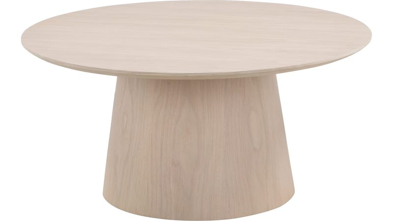 Sofabord Solhem 80 cm, Hvitpigmentert