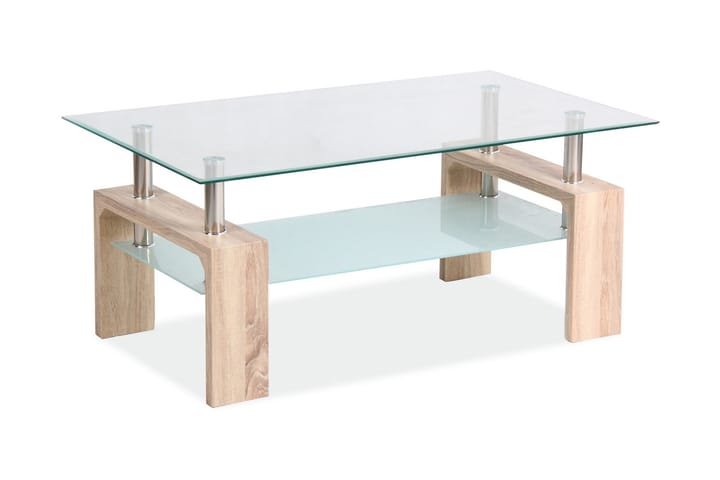 Sofabord Syalets Basic 110 cm med Oppbevaringshylle - Sofabord & salongbord
