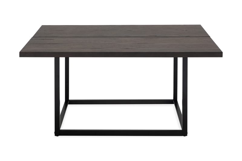 Sofabord Tjonek 95 cm - Mørkebrun/Mattsvart - Møbler - Bord - Sofabord & salongbord
