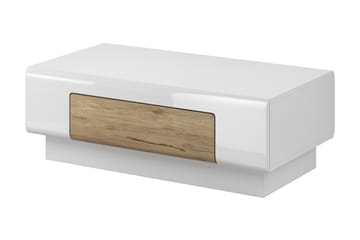 Sofabord Torrao 110 cm - Hvit/Natur - Møbler - Bord - Sofabord & salongbord