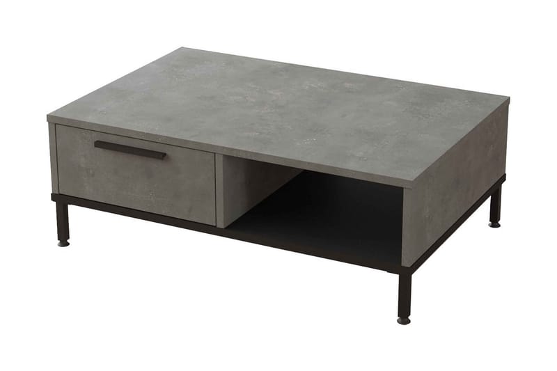 Sofabord Troter 90 cm - Sølv/Svart - Sofabord & salongbord