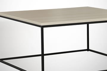 Sofabord Ubbeboda 75 cm - Hvit/Svart - Møbler - Bord - Sofabord & salongbord