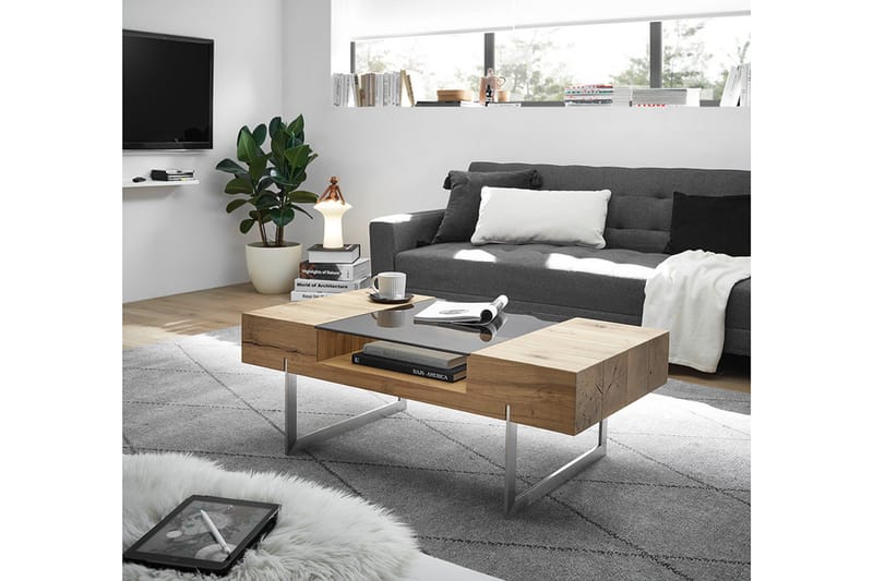 Sofabord Veksebo 110 cm - Natur - Møbler - Bord - Sofabord & salongbord
