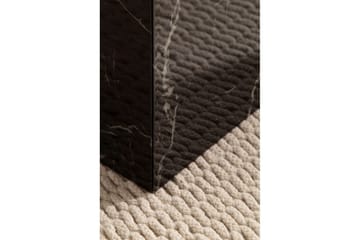 Sofabord Wohnling Sett av 2 MONOBLOC høyglans trekantet, moderne stil Marmor, Svart - Marmor, Svart - Møbler - Bord - Sofabord & salongbord - Kistebord