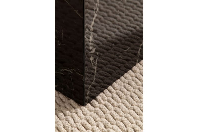 Sofabord Wohnling Sett av 2 MONOBLOC høyglans trekantet, moderne stil Marmor, Svart - Marmor, Svart - Møbler - Bord - Sofabord & salongbord - Kistebord