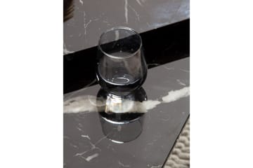 Sofabord Wohnling Sett av 2 MONOBLOC høyglans trekantet, moderne stil Marmor, Svart - Marmor, Svart - Møbler - Bord - Sofabord & salongbord - Kistebord