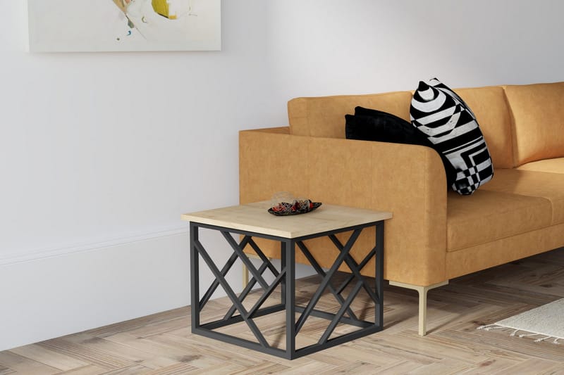 Sofabord Workum 53,5x41,8x53,5 cm - Blå - Møbler - Bord - Sofabord & salongbord