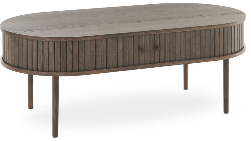 Sofabord Yngvar 120x60 cm - Brunlakkert eik - Møbler - Bord - Sofabord & salongbord