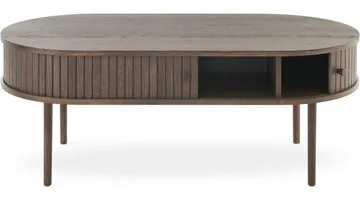 Sofabord Yngvar 120x60 cm - Brunlakkert eik - Møbler - Bord - Sofabord & salongbord