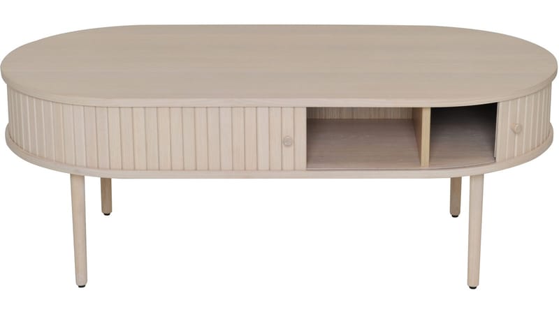Sofabord Yngvar 120x60 cm - Hvitpigmentert eik - Møbler - Bord - Sofabord & salongbord