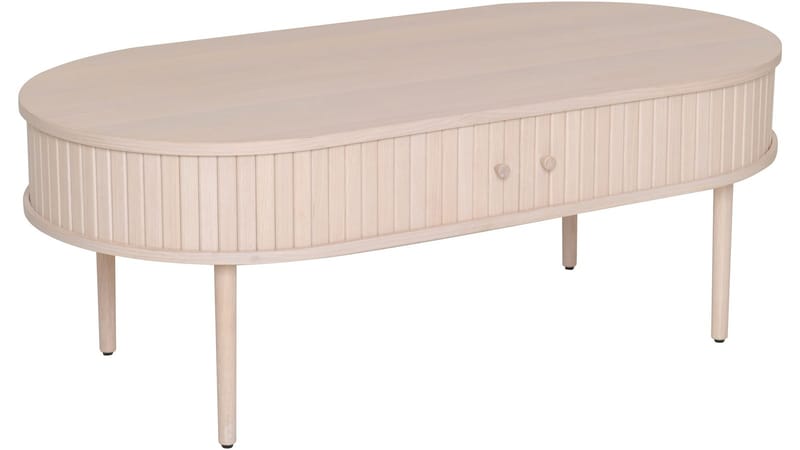 Sofabord Yngvar 120x60 cm - Hvitpigmentert eik - Møbler - Bord - Sofabord & salongbord