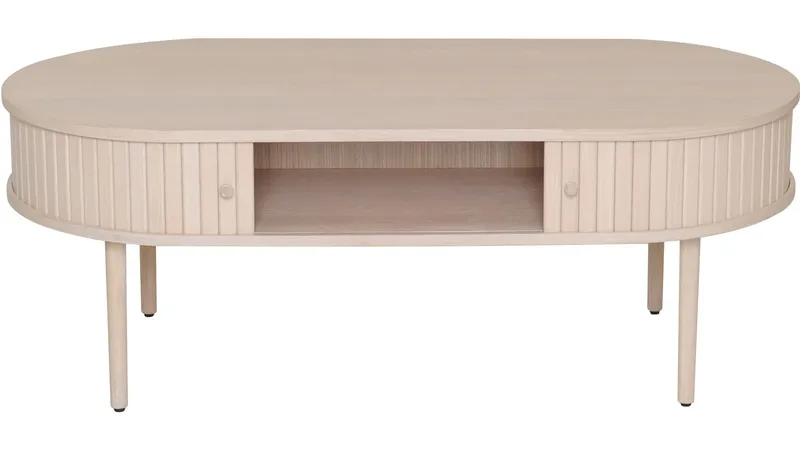 Sofabord Yngvar 120x60 cm - Hvitpigmentert eik - Møbler - Bord - Sofabord & salongbord