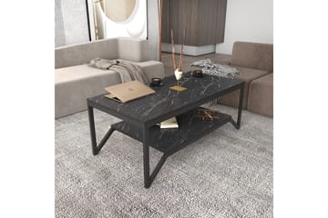 Sofabord Zakkum 60x45,8x120 cm - Svart - Møbler - Bord - Sofabord & salongbord