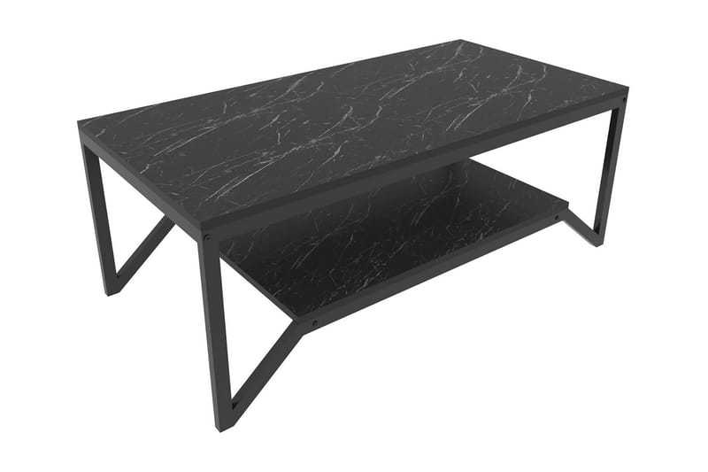 Sofabord Zakkum 60x45,8x120 cm - Svart - Møbler - Bord - Sofabord & salongbord