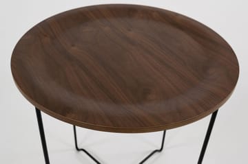 Sofabord Pinalia 45 cm Rundt - Brun/Svart - Møbler - Bord - Sofabord & salongbord